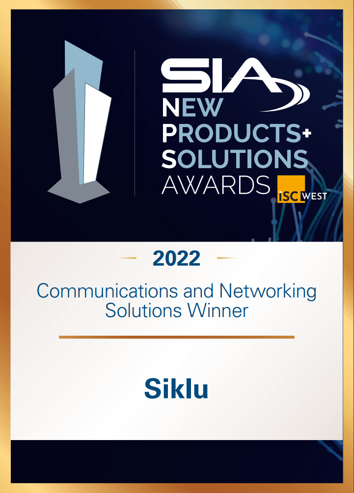 Siklu wins SIA NIS award for MultiHaul TG N366
