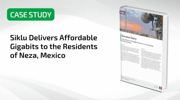 Siglo deployed a 5GHz access network with very small ranges to harden against interference, backhauled by Siklu mmWave EtherHaul solutions operating at 2Gbps Full Duplex